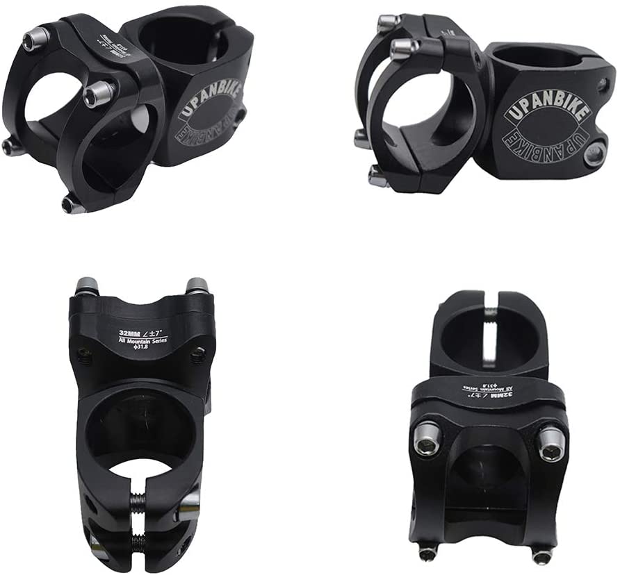B068 Bike Short Stem, 25.4mm 31.8mm Clamp, 32mm long