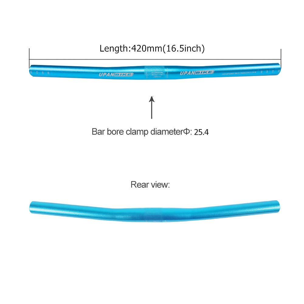 B071 Kids Bike Handlebar, Flat Bar,  25.4mm Bar bore Clamp