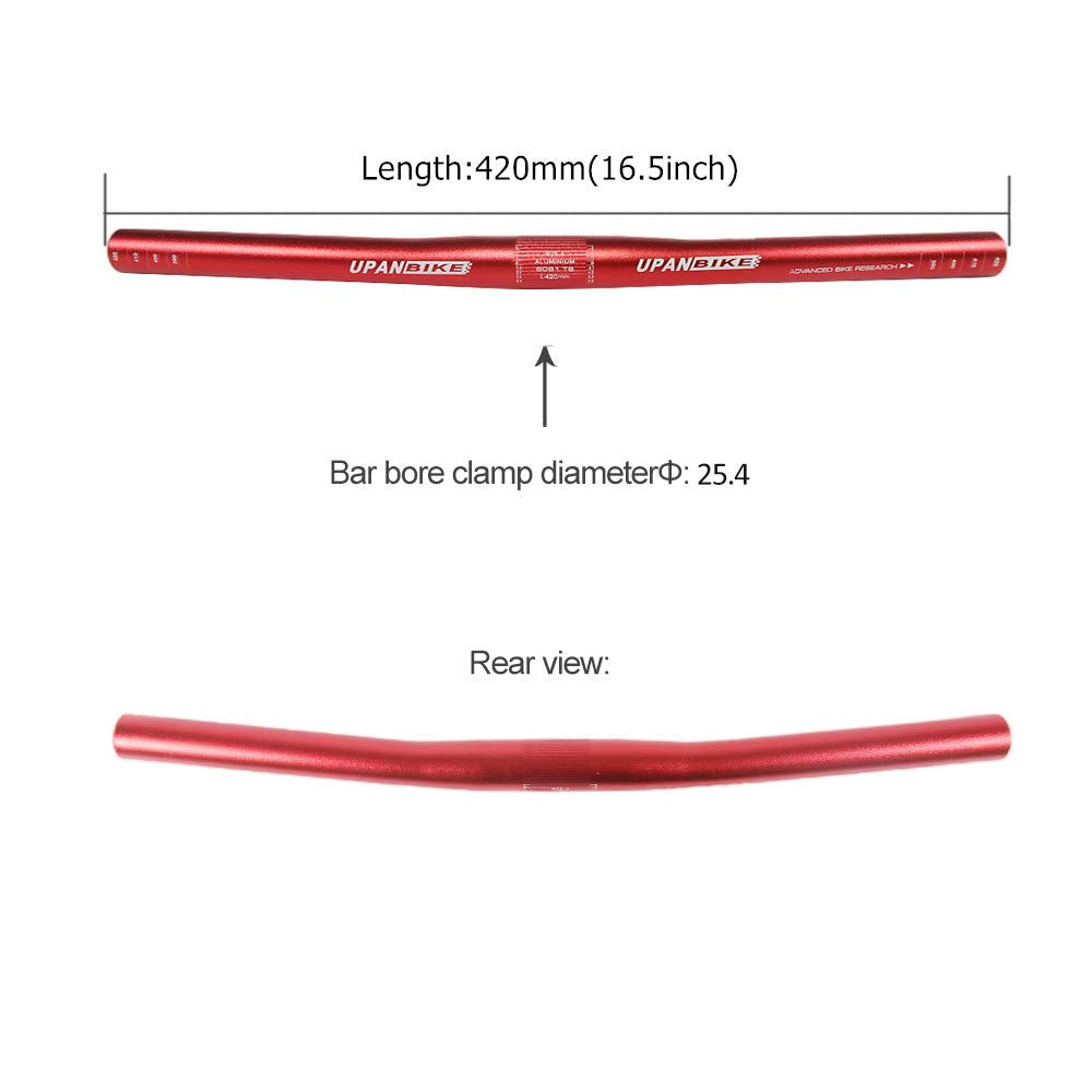 B071 Kids Bike Handlebar, Flat Bar,  25.4mm Bar bore Clamp